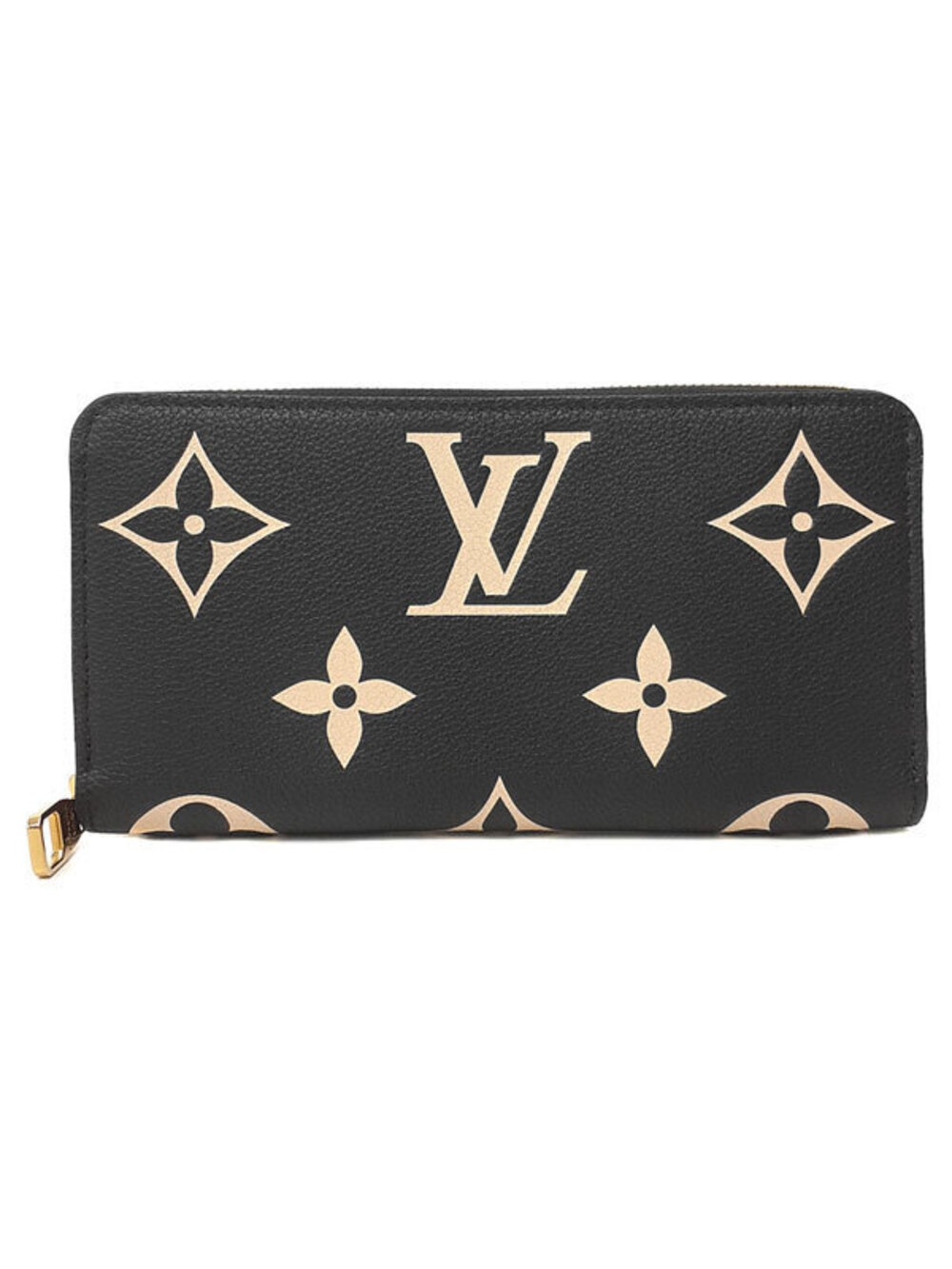 Louis Vuitton Bicolor Monogram Empreinte Zippy Wallet Round Zipper Long